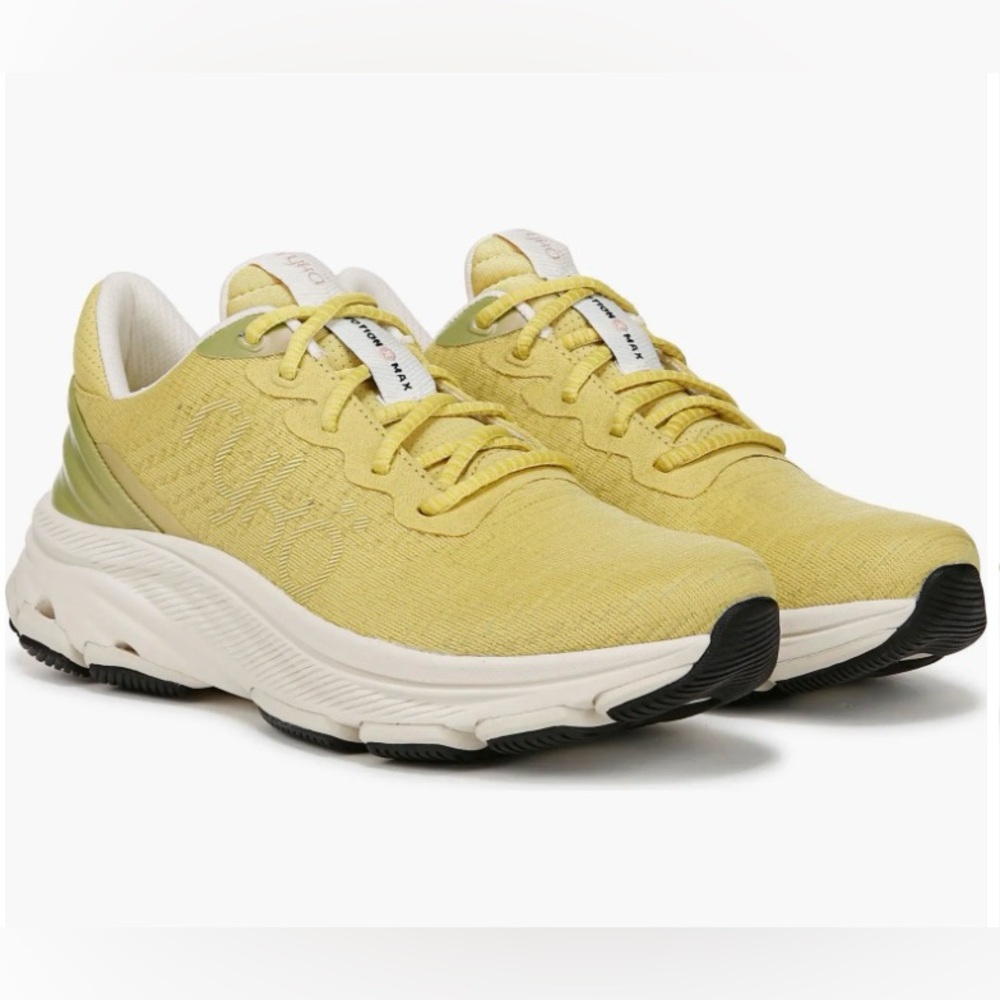RYKA Women's Devotion X Max Walking Sneaker Yellow Sz 9.5M NEW IN BOX